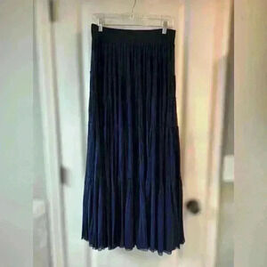 Etcetera layered maxi skirt